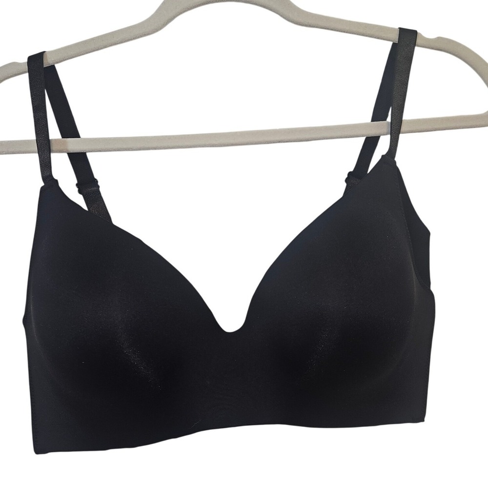 F.I.T. Figure Improving‎ Technology Black Wireless T-Shirt Bra 38D B28810XH3